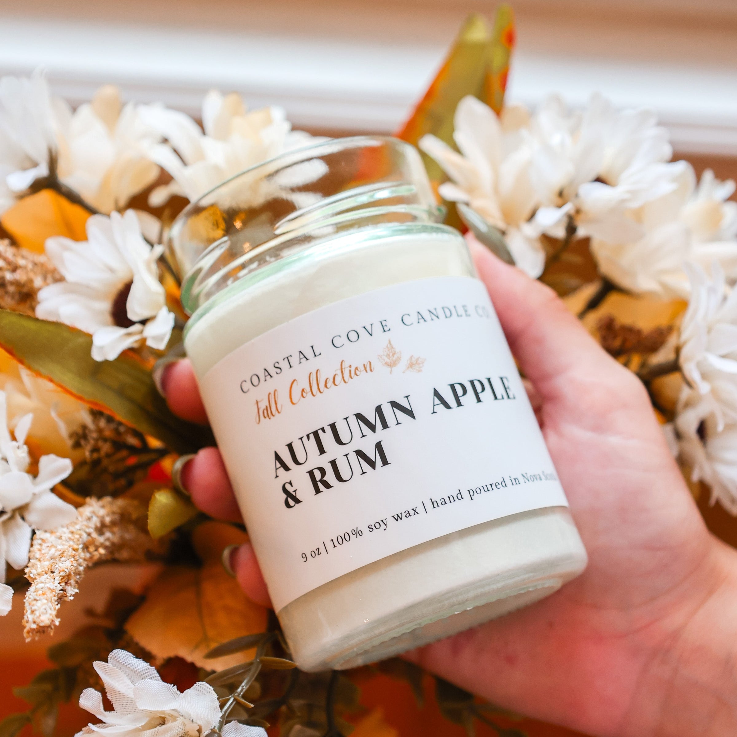soy wax wood wick candle