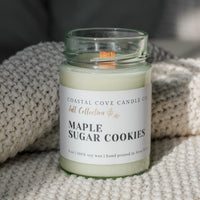 soy wax wood wick fall candle