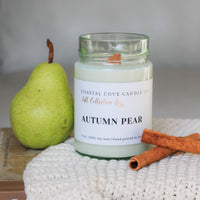 wood wick soy wax fall candle