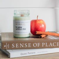 soy wax wood wick fall candle
