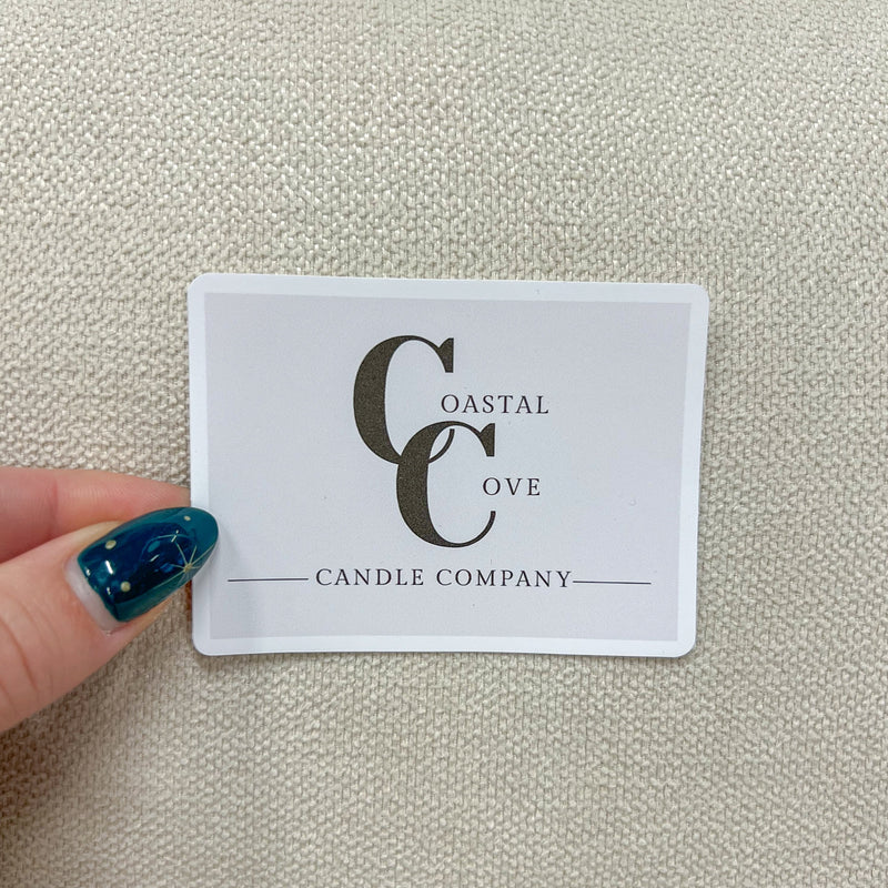 Coastal Cove Candle Co. Logo Rectangle Sticker