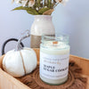 soy wax wood wick candle