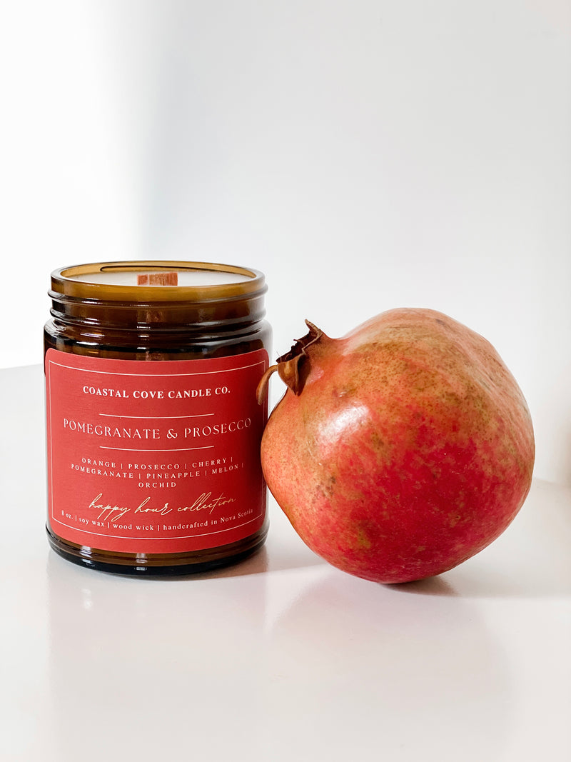 Pomegranate & Prosecco 8 oz.