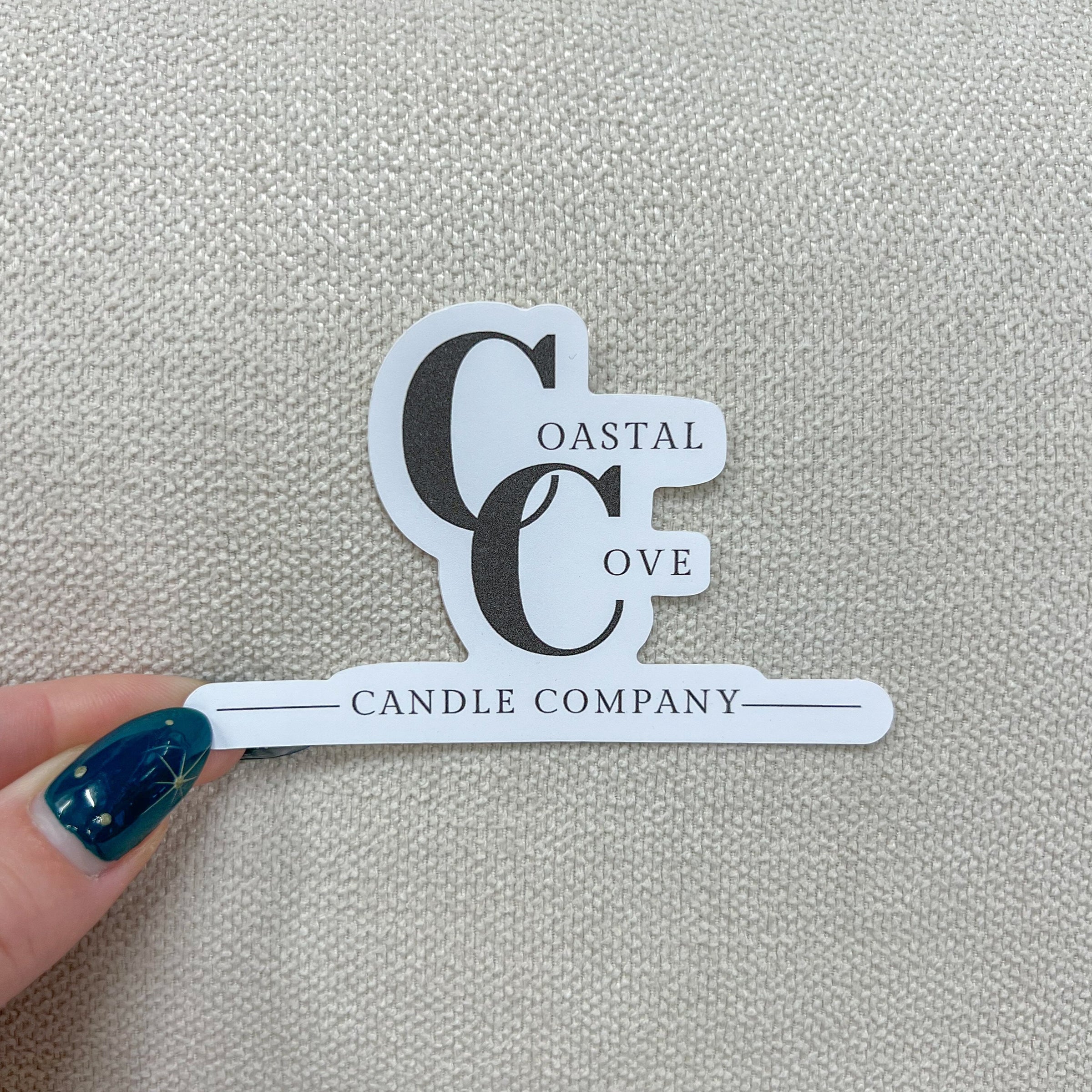 Coastal Cove Candle Co. Logo Sticker