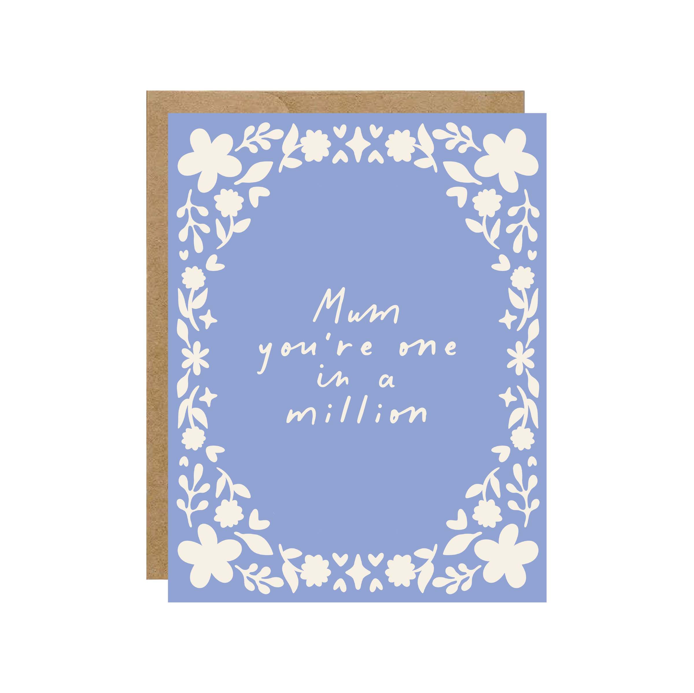One in a Million Mom - Floral Card
