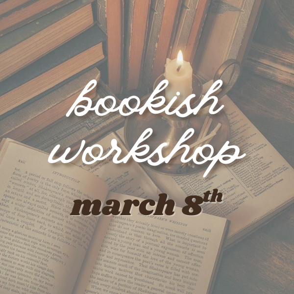 Bookish Candle Workshop ~ Sunday March 8th