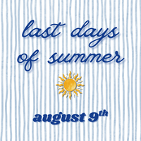 Last Days of Summer Candle Workshop ~ Sunday, August 9th
